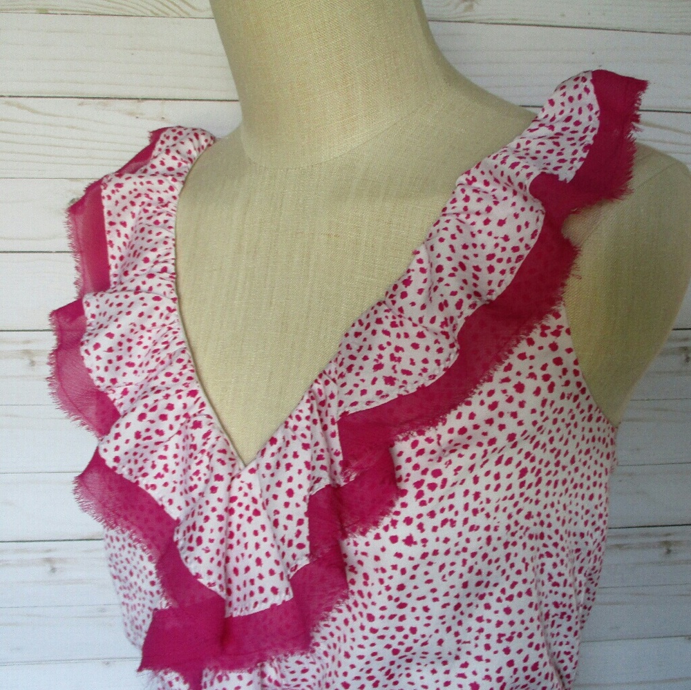 Loft 🌸 Ruffle Dress - Picture 2 of 7